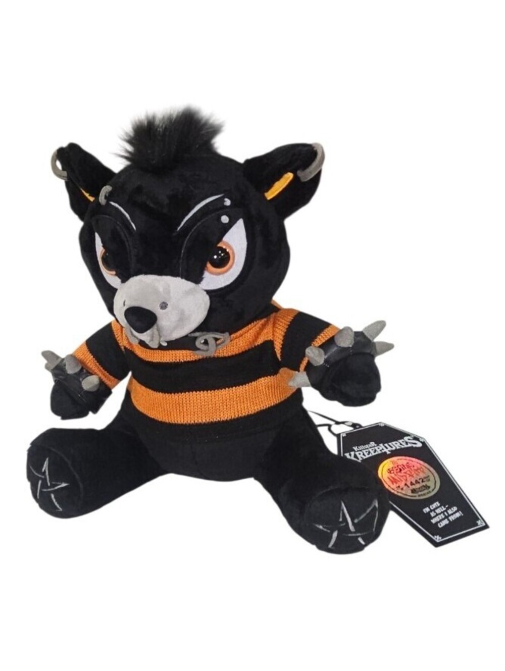 Killstar Kreeptures Gothy Misfit Plush Halloween Orange Black Limited Numbered